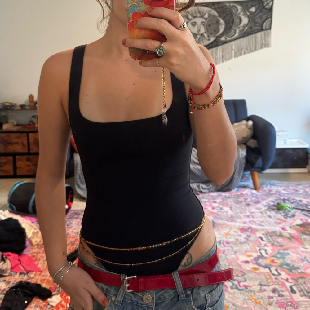 Aritzia Babaton Black Bodysuit